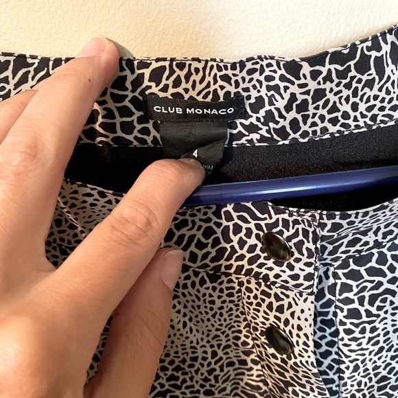 Club Monaco Animal Print Skirt - Picture 4 of 4